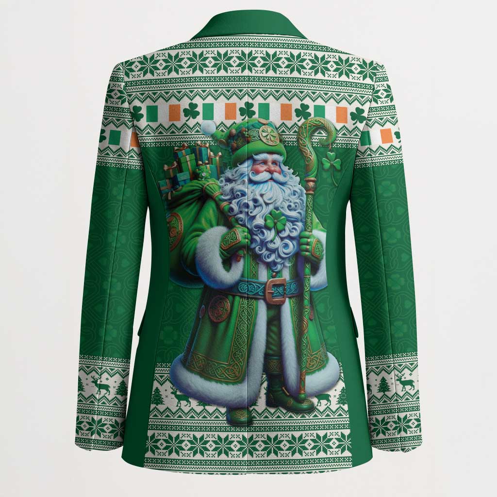 Ireland Christmas Blazer Irish Santa Claus - Wonder Print Shop