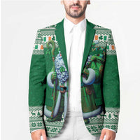 Ireland Christmas Blazer Irish Santa Claus - Wonder Print Shop