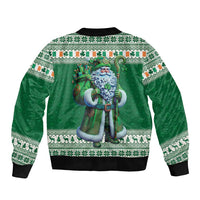 Ireland Christmas Bomber Jacket Irish Santa Claus - Wonder Print Shop