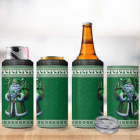 Ireland Christmas 4 in 1 Can Cooler Tumbler Irish Santa Claus - Wonder Print Shop