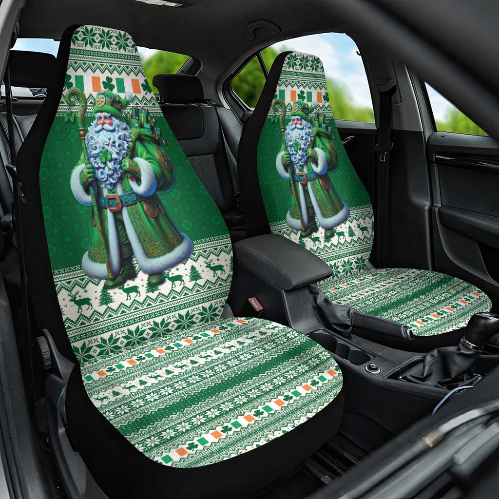 Ireland Christmas Car Seat Cover Irish Santa Claus - Wonder Print Shop