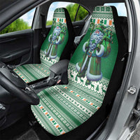 Ireland Christmas Car Seat Cover Irish Santa Claus - Wonder Print Shop