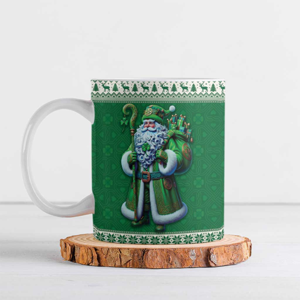 Ireland Christmas Ceramic Mug Irish Santa Claus - Wonder Print Shop