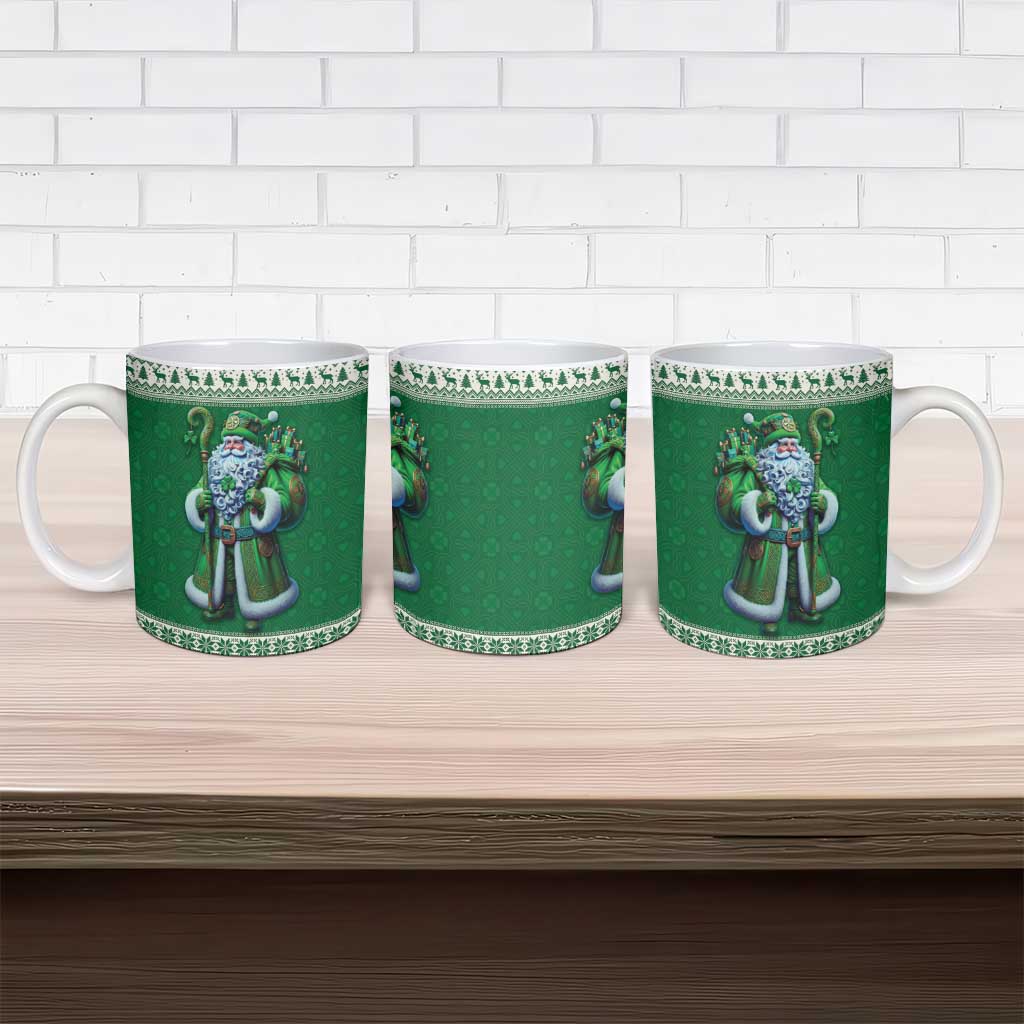 Ireland Christmas Ceramic Mug Irish Santa Claus - Wonder Print Shop