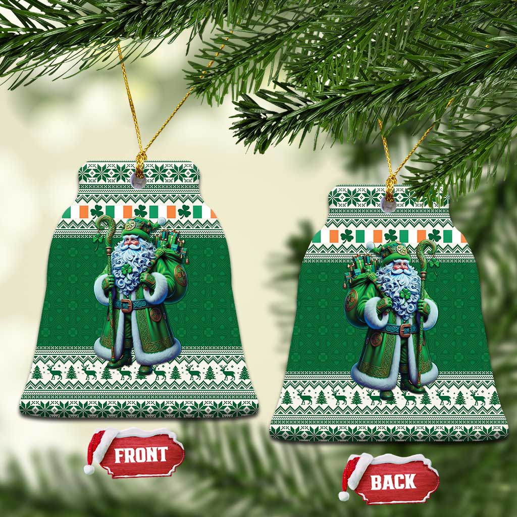 Ireland Christmas Ceramic Ornament Irish Santa Claus - Wonder Print Shop