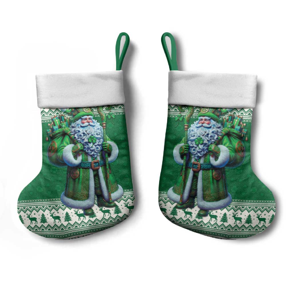 Ireland Christmas Stocking Irish Santa Claus - Wonder Print Shop