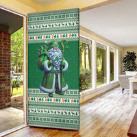 Ireland Christmas Door Cover Irish Santa Claus - Wonder Print Shop