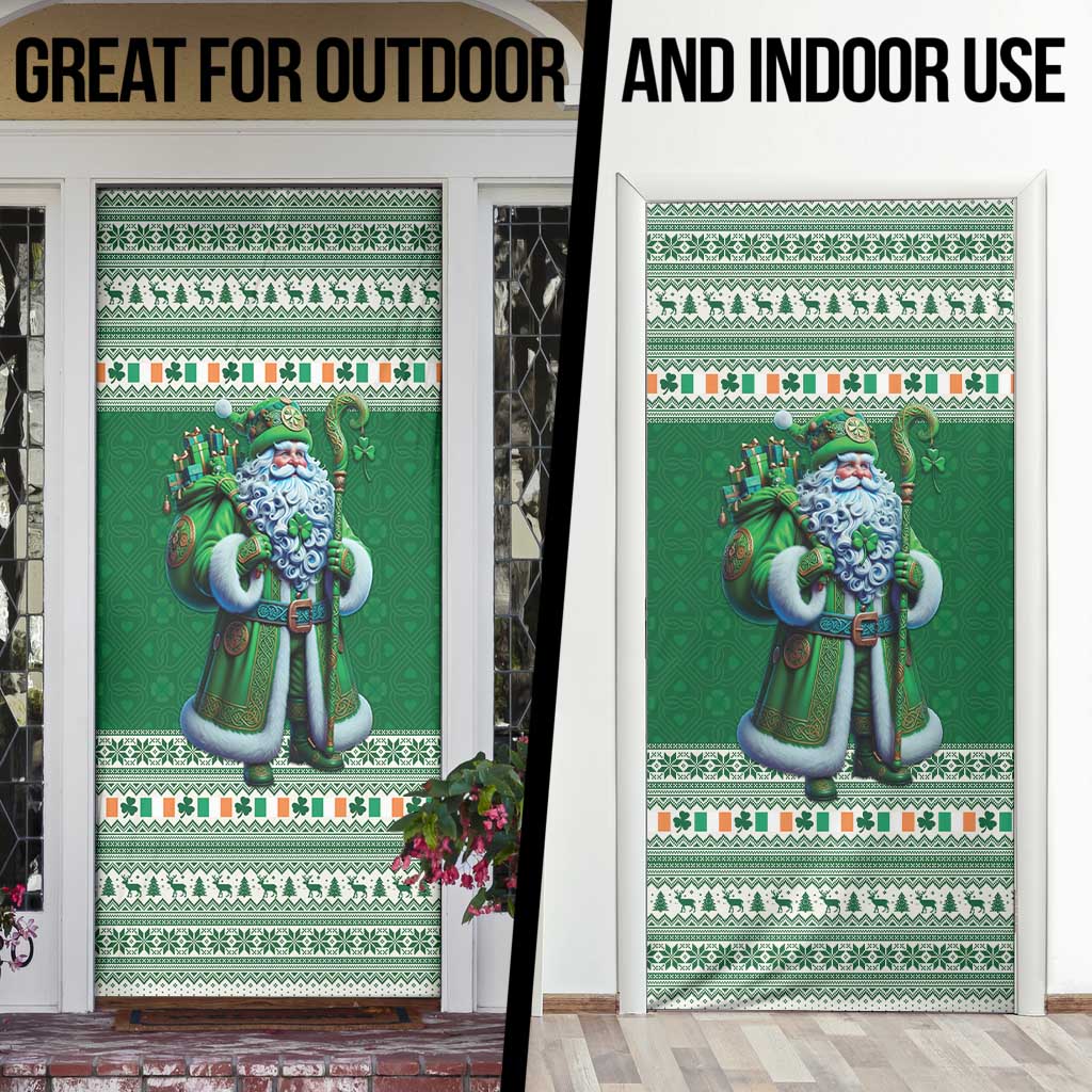 Ireland Christmas Door Cover Irish Santa Claus - Wonder Print Shop