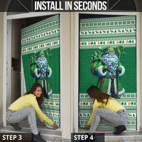 Ireland Christmas Door Cover Irish Santa Claus - Wonder Print Shop