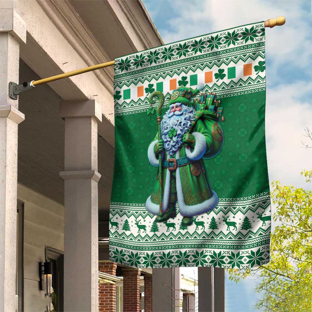 Ireland Christmas Garden Flag Irish Santa Claus - Wonder Print Shop