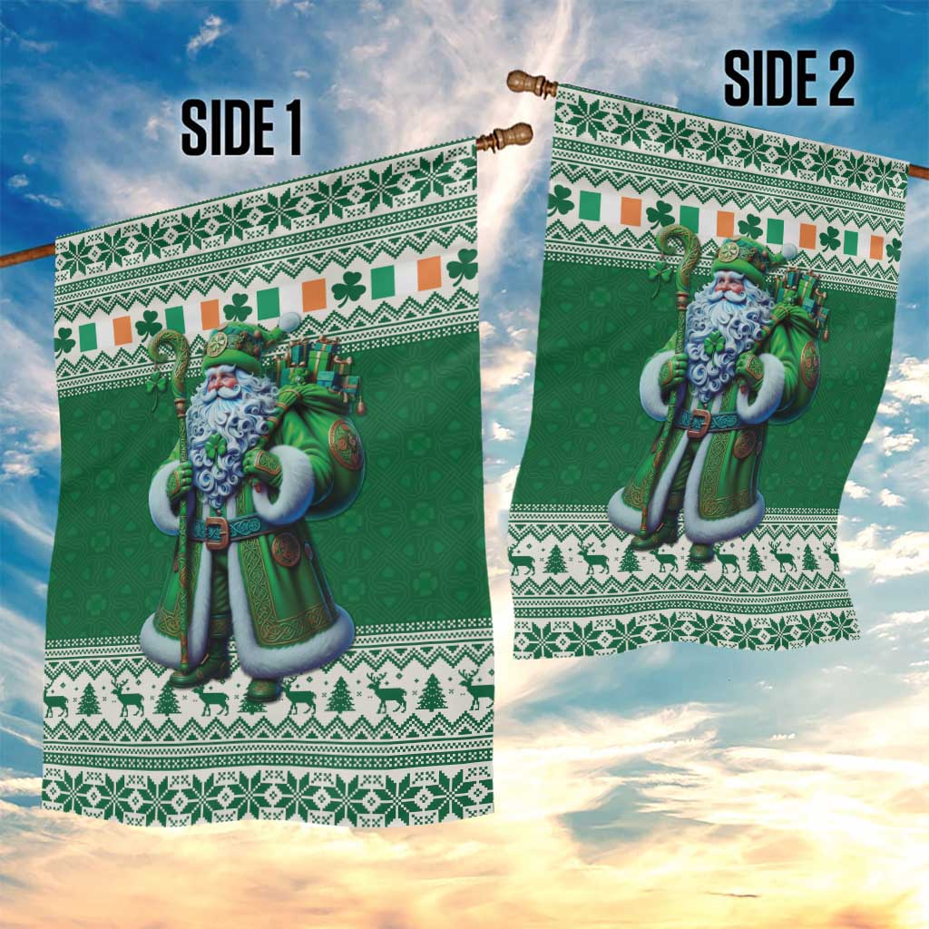 Ireland Christmas Garden Flag Irish Santa Claus - Wonder Print Shop