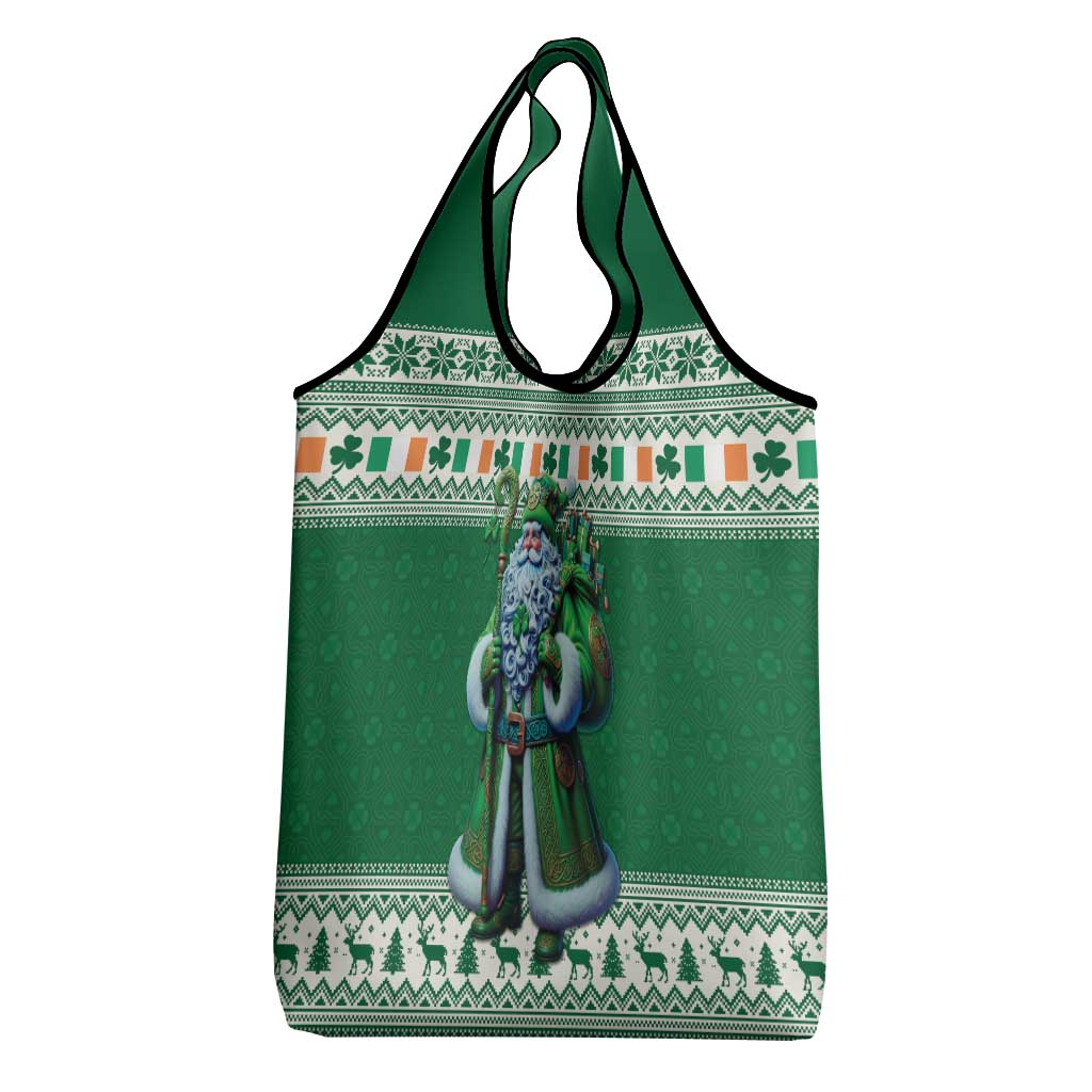 Ireland Christmas Grocery Bag Irish Santa Claus - Wonder Print Shop