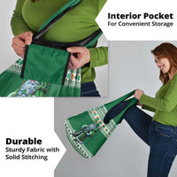 Ireland Christmas Grocery Bag Irish Santa Claus - Wonder Print Shop