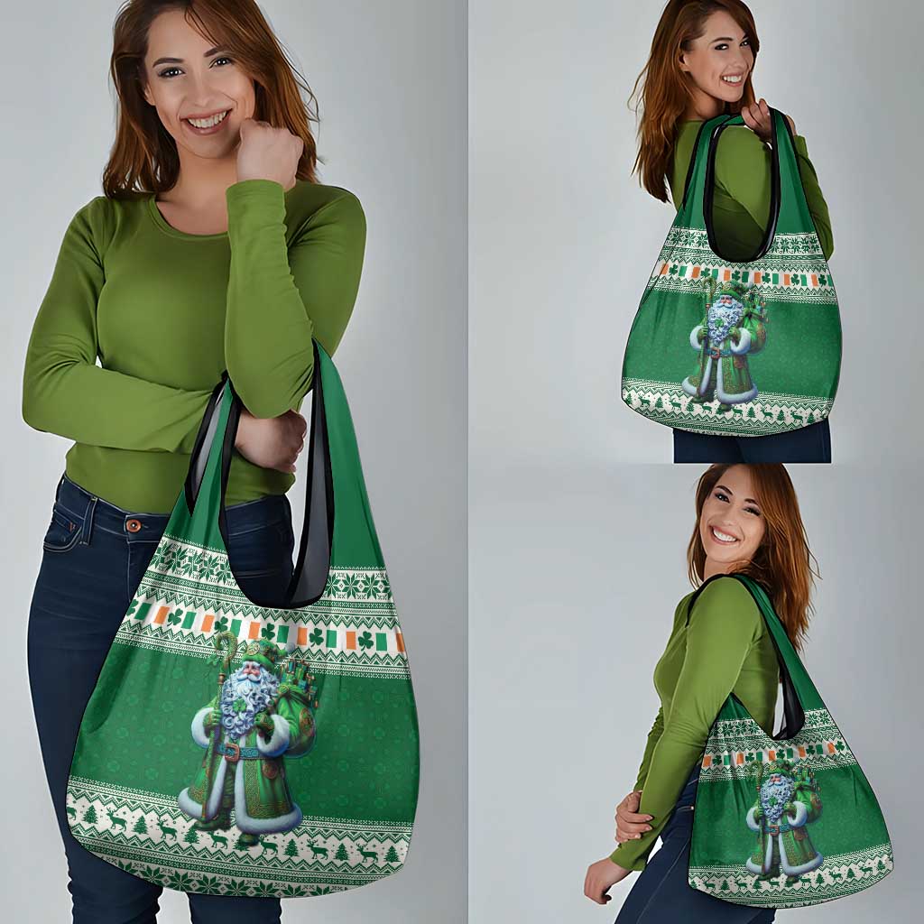 Ireland Christmas Grocery Bag Irish Santa Claus - Wonder Print Shop
