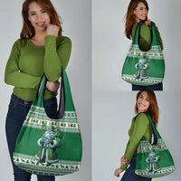 Ireland Christmas Grocery Bag Irish Santa Claus - Wonder Print Shop