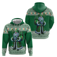 Ireland Christmas Hoodie Irish Santa Claus - Wonder Print Shop