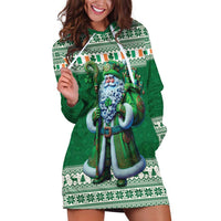 Ireland Christmas Hoodie Dress Irish Santa Claus - Wonder Print Shop