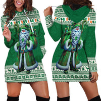 Ireland Christmas Hoodie Dress Irish Santa Claus - Wonder Print Shop