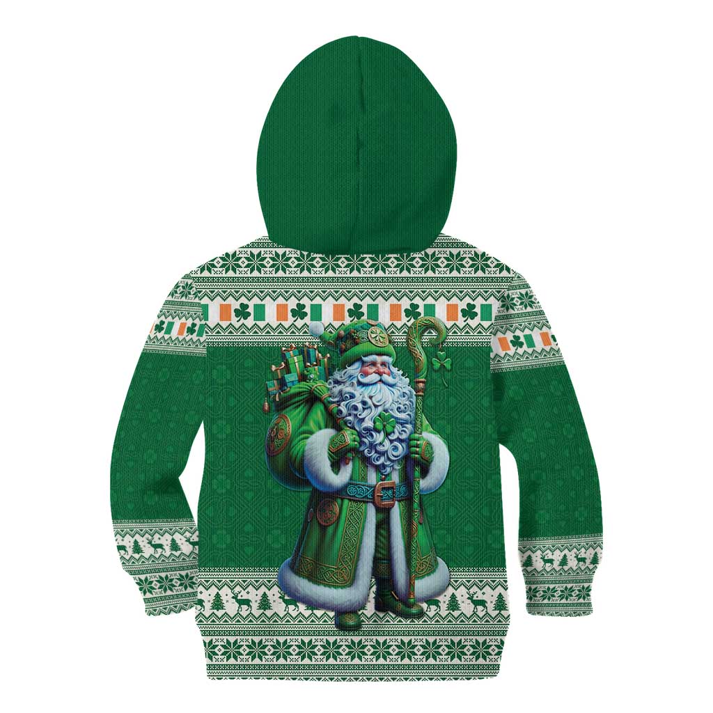 Ireland Christmas Kid Hoodie Irish Santa Claus - Wonder Print Shop