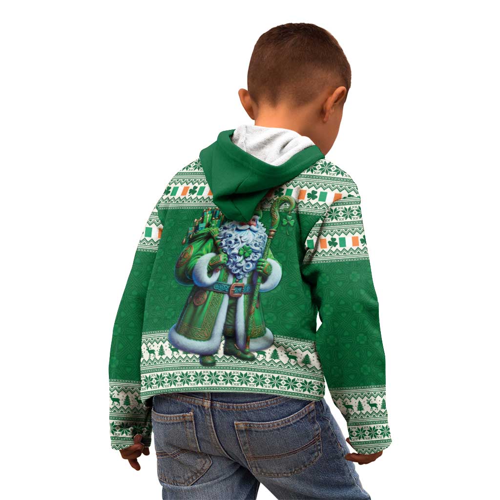 Ireland Christmas Kid Hoodie Irish Santa Claus - Wonder Print Shop