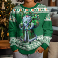 Ireland Christmas Kid Ugly Christmas Sweater Irish Santa Claus - Wonder Print Shop