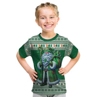 Ireland Christmas Kid T Shirt Irish Santa Claus - Wonder Print Shop