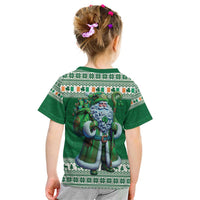 Ireland Christmas Kid T Shirt Irish Santa Claus - Wonder Print Shop