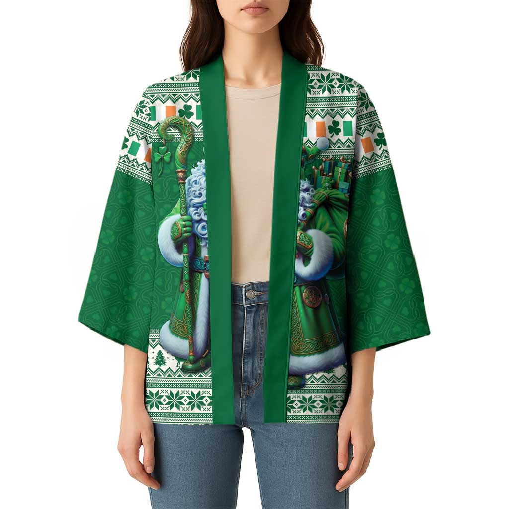 Ireland Christmas Kimono Irish Santa Claus - Wonder Print Shop