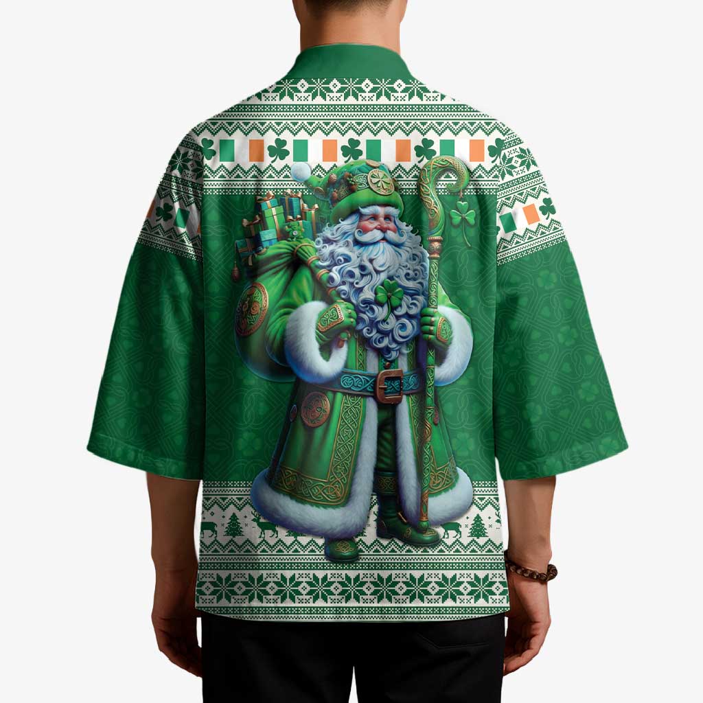 Ireland Christmas Kimono Irish Santa Claus - Wonder Print Shop