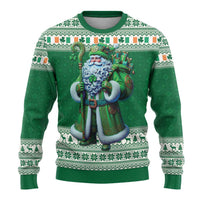 Ireland Christmas Ugly Christmas Sweater Irish Santa Claus - Wonder Print Shop