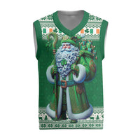 Ireland Christmas Knitted V-Neck Vest Irish Santa Claus - Wonder Print Shop