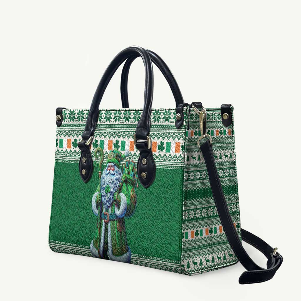 Ireland Christmas Leather Bag Irish Santa Claus - Wonder Print Shop