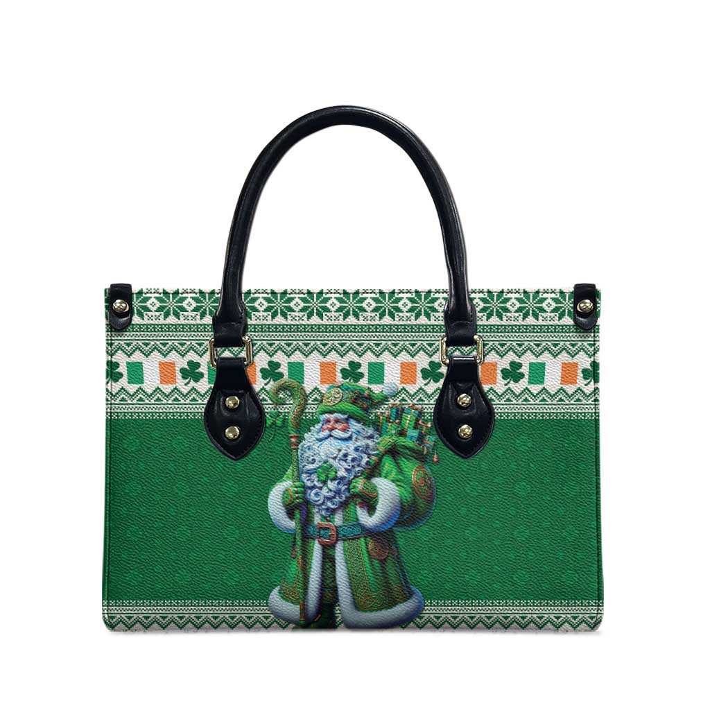 Ireland Christmas Leather Bag Irish Santa Claus - Wonder Print Shop