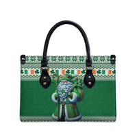 Ireland Christmas Leather Bag Irish Santa Claus - Wonder Print Shop