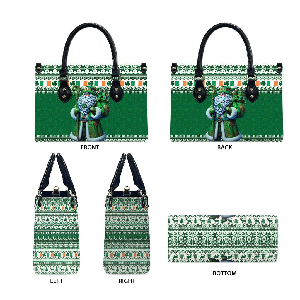 Ireland Christmas Leather Bag Irish Santa Claus - Wonder Print Shop