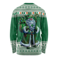 Ireland Christmas Long Sleeve Shirt Irish Santa Claus - Wonder Print Shop