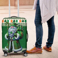 Ireland Christmas Luggage Cover Irish Santa Claus - Wonder Print Shop