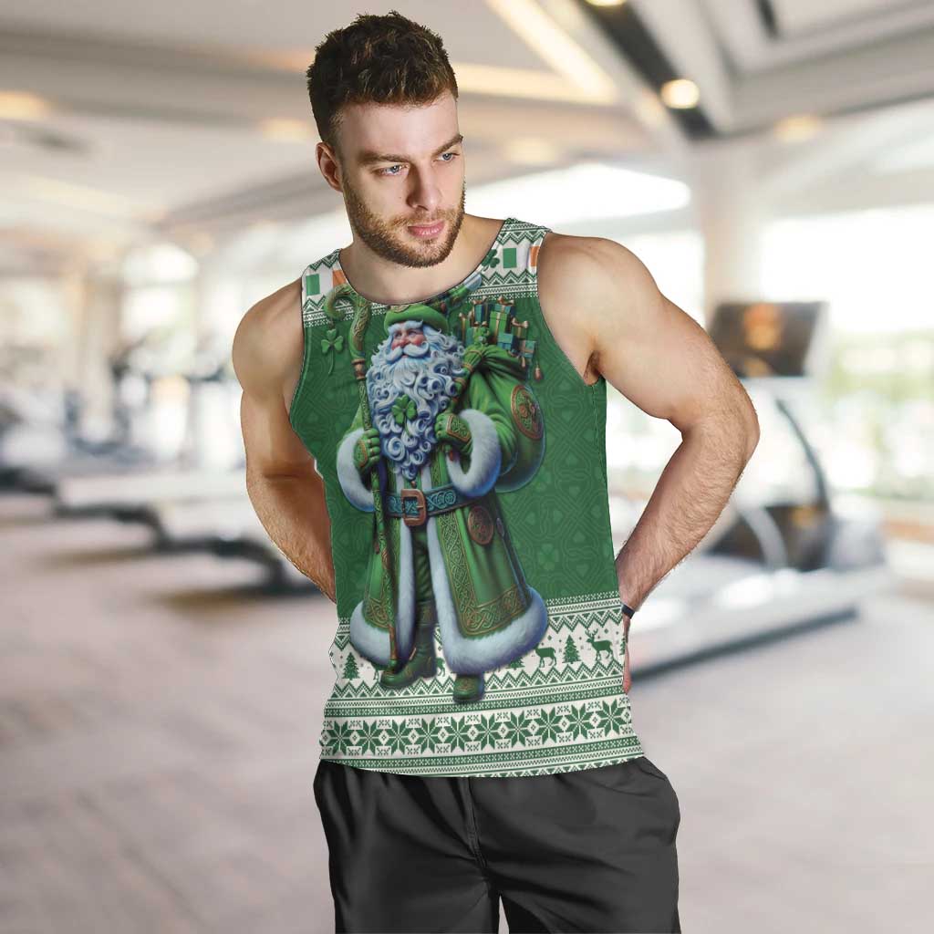 Ireland Christmas Men Tank Top Irish Santa Claus - Wonder Print Shop