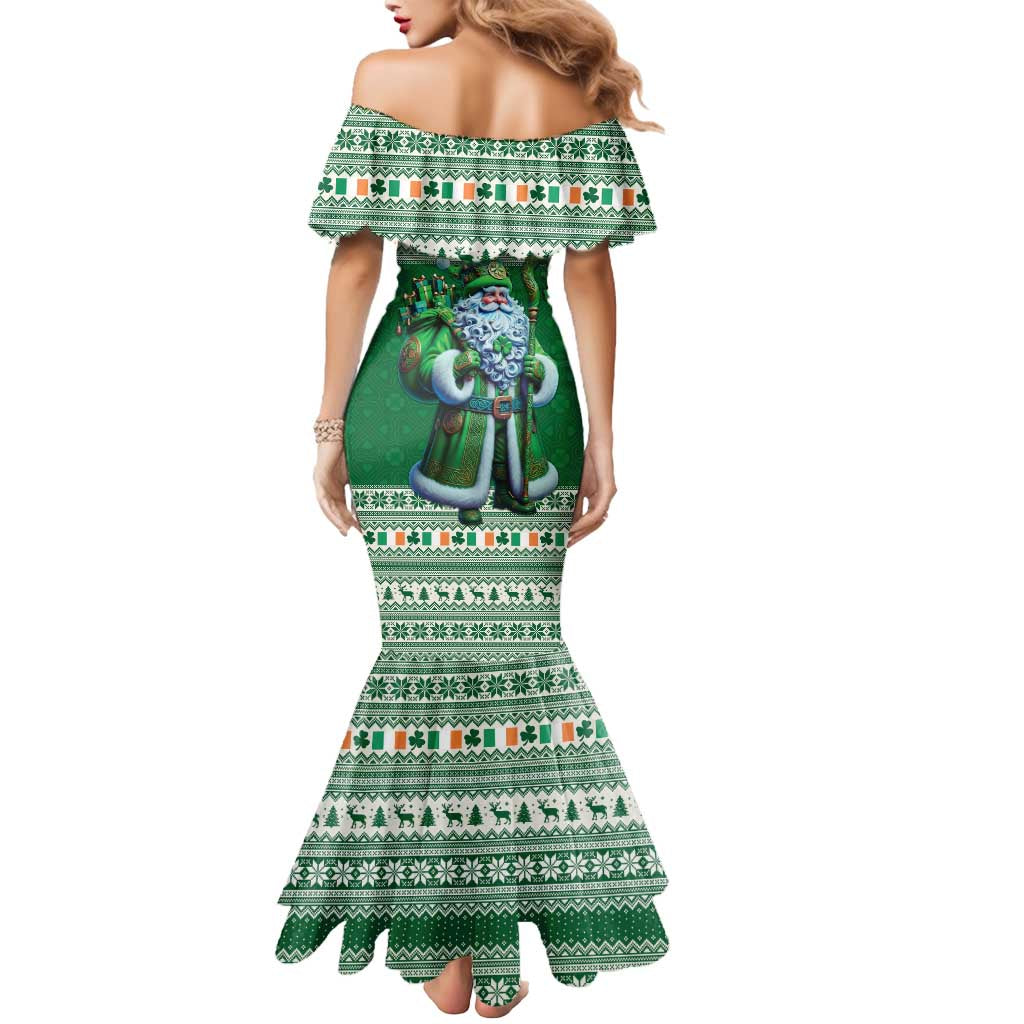 Ireland Christmas Mermaid Dress Irish Santa Claus - Wonder Print Shop