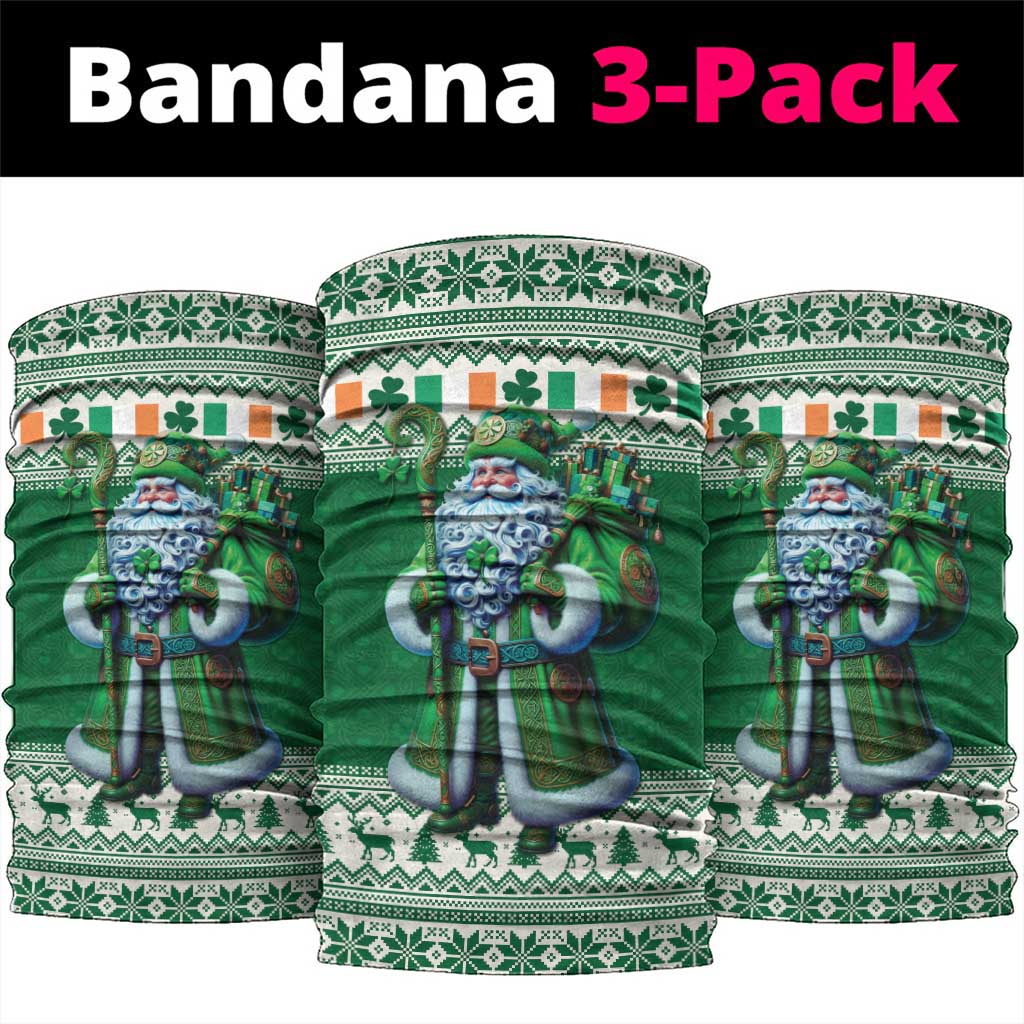 Ireland Christmas Neck Gaiter Irish Santa Claus - Wonder Print Shop