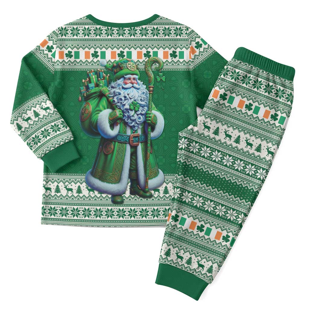 Ireland Christmas Pajama Set Irish Santa Claus - Wonder Print Shop