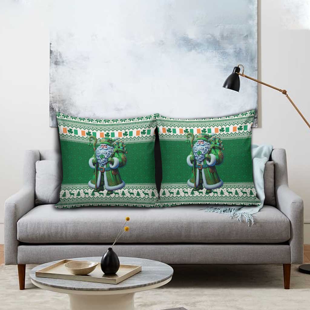 Ireland Christmas Pillow Cover Irish Santa Claus - Wonder Print Shop