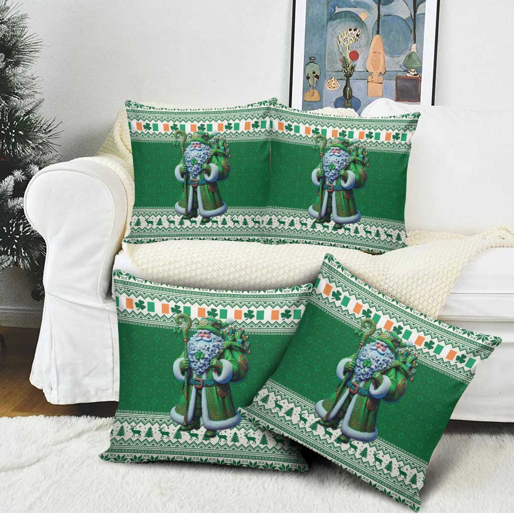Ireland Christmas Pillow Cover Irish Santa Claus - Wonder Print Shop