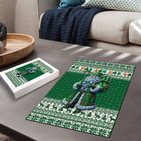 Ireland Christmas Puzzle Irish Santa Claus - Wonder Print Shop