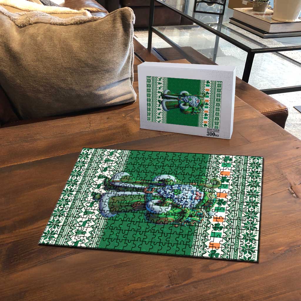 Ireland Christmas Puzzle Irish Santa Claus - Wonder Print Shop