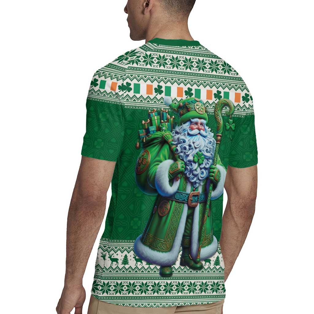 Ireland Christmas Rugby Jersey Irish Santa Claus - Wonder Print Shop