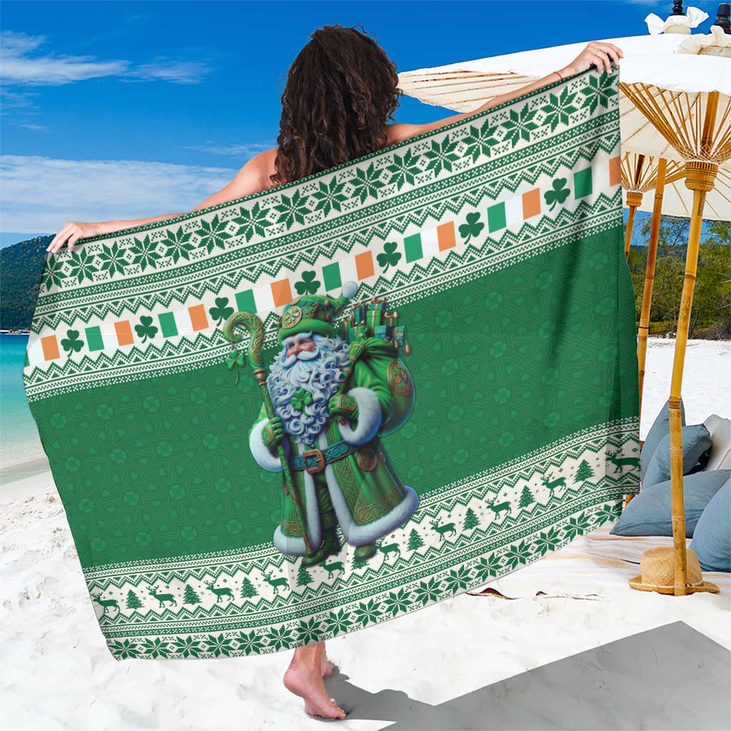 Ireland Christmas Sarong Irish Santa Claus - Wonder Print Shop