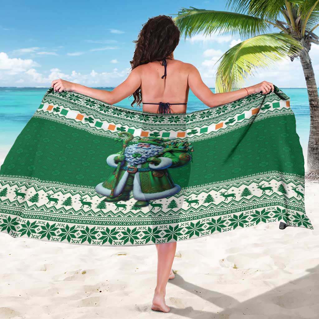 Ireland Christmas Sarong Irish Santa Claus - Wonder Print Shop