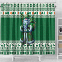 Ireland Christmas Shower Curtain Irish Santa Claus - Wonder Print Shop
