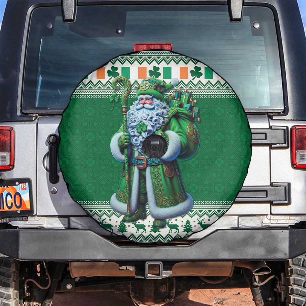 Ireland Christmas Spare Tire Cover Irish Santa Claus - Wonder Print Shop